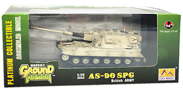 1/72 Ground Armor-Easy Model 35000 AS-90 SPG THOR Dell'esercito Britannico Serbatoio Modello 