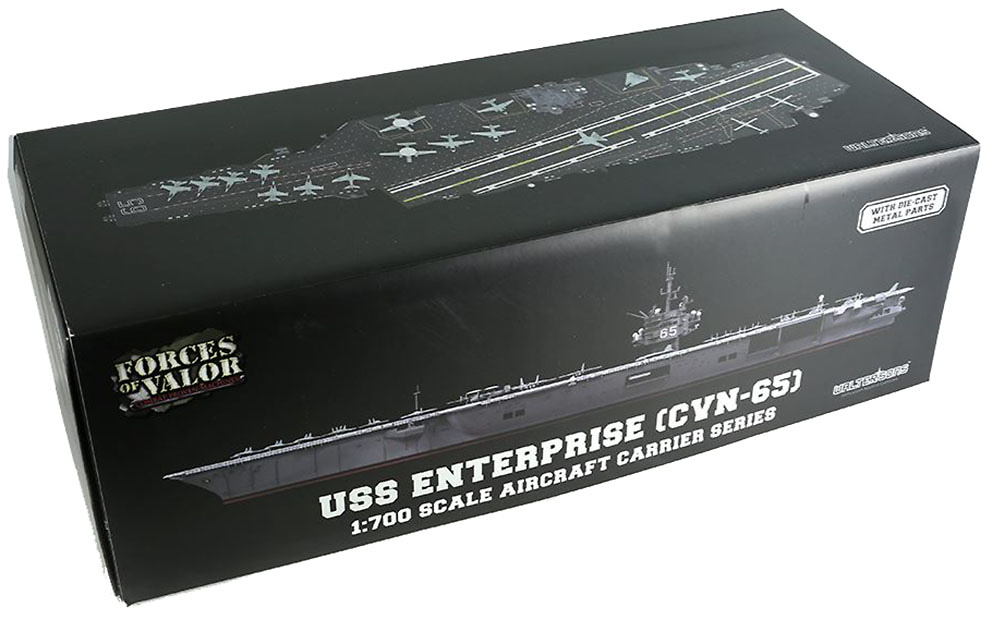 Aircraft carrier USS Enterprise CVN-65, Mediterranan See, 2001, 1: 700, Forces of Valor 