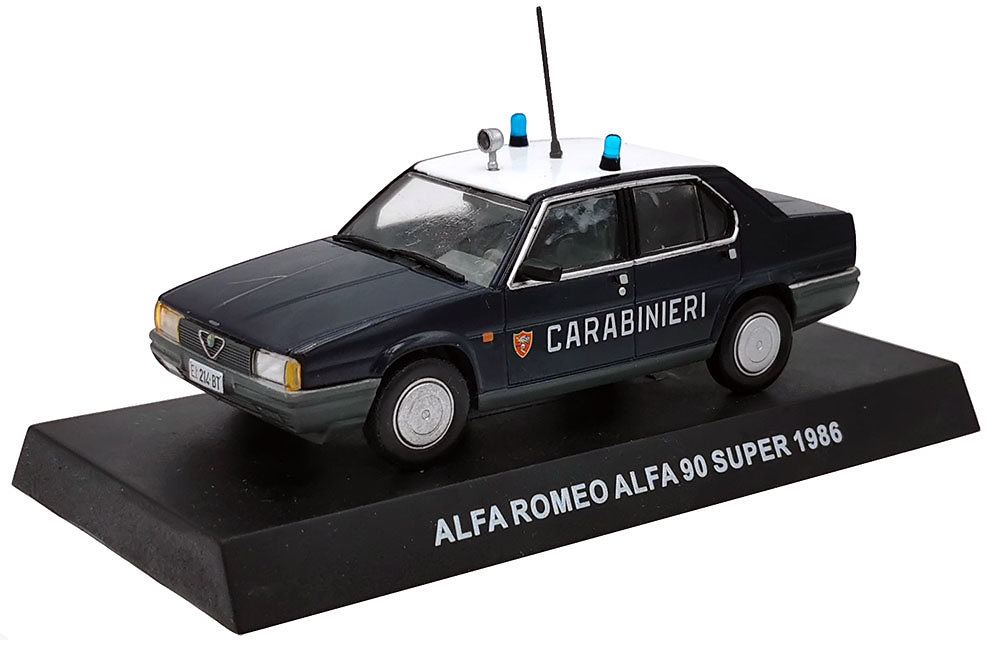 Alfa Romeo, Alfa 90 Super, 1986, 1/43, Colección Carabinieri 