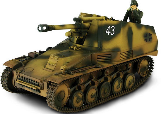 Alkett Sd.Kfz.124 Wespe, #43, Eastern Front, 1943, 1:72, Forces of Valor 