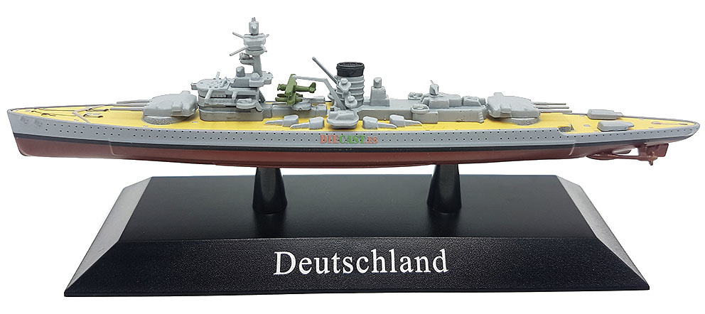 Armored Ship Deutschland, Kriegsmarine, 1933, 1: 1250, DeAgostini 