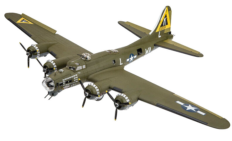 Air Force 1 1/72 Scale B-17G Flying Fortress April 379th BG "Swamp Fire" BS 