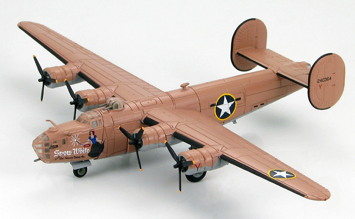 B-24D Liberator 98th Bomb Group, 343rd Bomb Sqn., (Y : Snow White and the Seven Dwarfs), 1943, 1:144, Hobby Master 