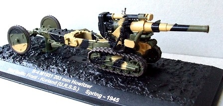 B-4 M1931 203 mm Howitzer, 2nd Baltic Front, Kurland (U.R.S.S) Spring, 1945, 1:72, Altaya 