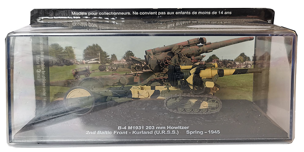 B-4 M1931 203 mm Howitzer, 2nd Baltic Front, Kurland (U.R.S.S) Primavera de 1945, 1:72, Altaya 