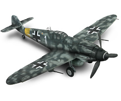 BF-109 G-6, Germany, Hungary, 1944, 1:32, Forces of Valor 