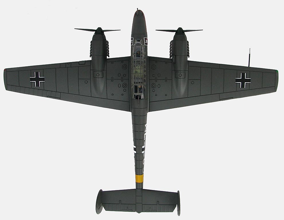 BF 110E-2, G9+JM, 4./N.JG1, Operation Donnerkeil, Francia, Febrero, 1942, 1:72, Hobby Master 