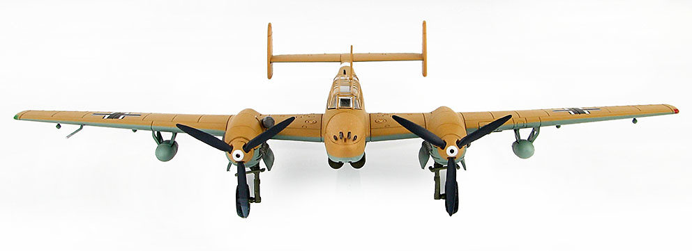 BF 110E-2 Trop 3U+OR, 7./ZG 26, Libia, 1942, 1:72, Hobby Master 