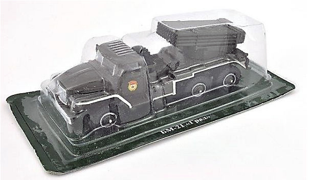 BM-21 - Grad, camión soviético, 1:72, DeAgostini 