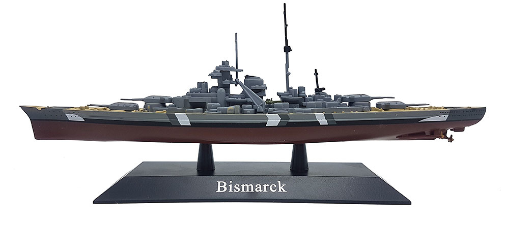 Battleship Bismarck, Kriegsmarine, 1939, 1:1250, DeAgostini 