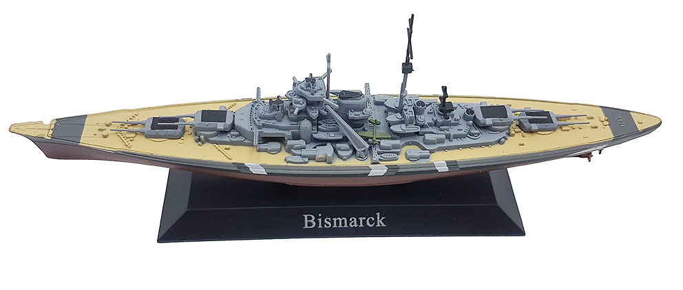 Battleship Bismarck, Kriegsmarine, 1939, 1:1250, DeAgostini 