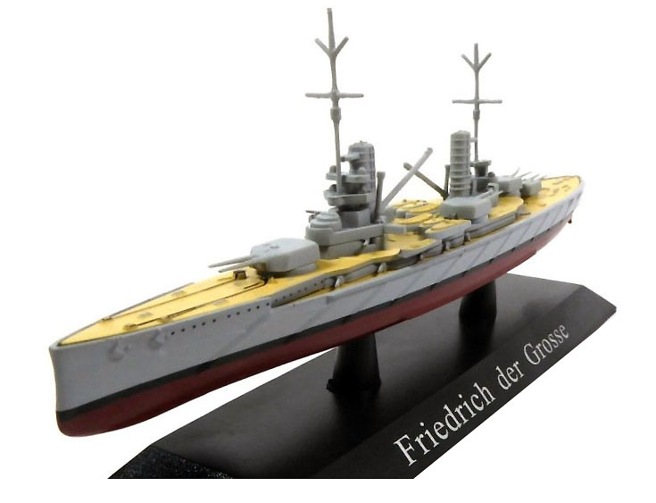 Deagostini German SMS Kaiser Friedrich III class Battleships 1/1250 Model 