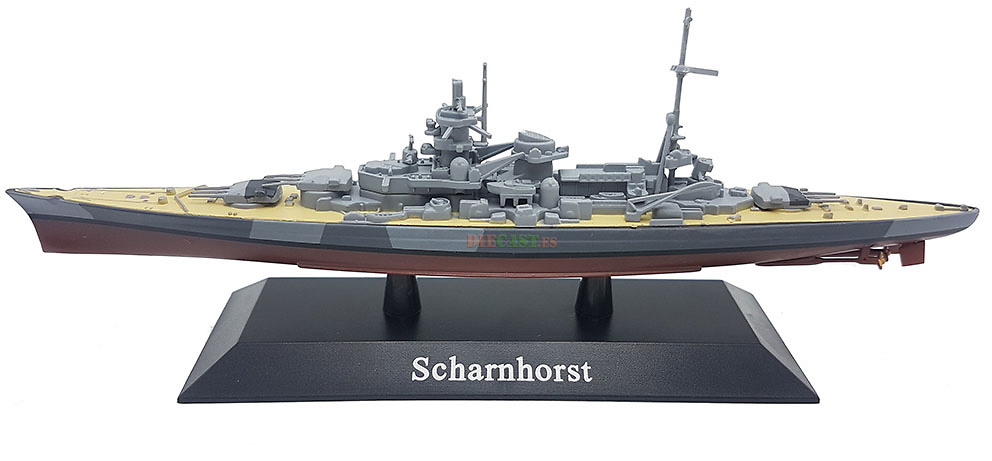 Battleship Scharnhorst, Kriegsmarine, 1939, 1: 1250, DeAgostini 