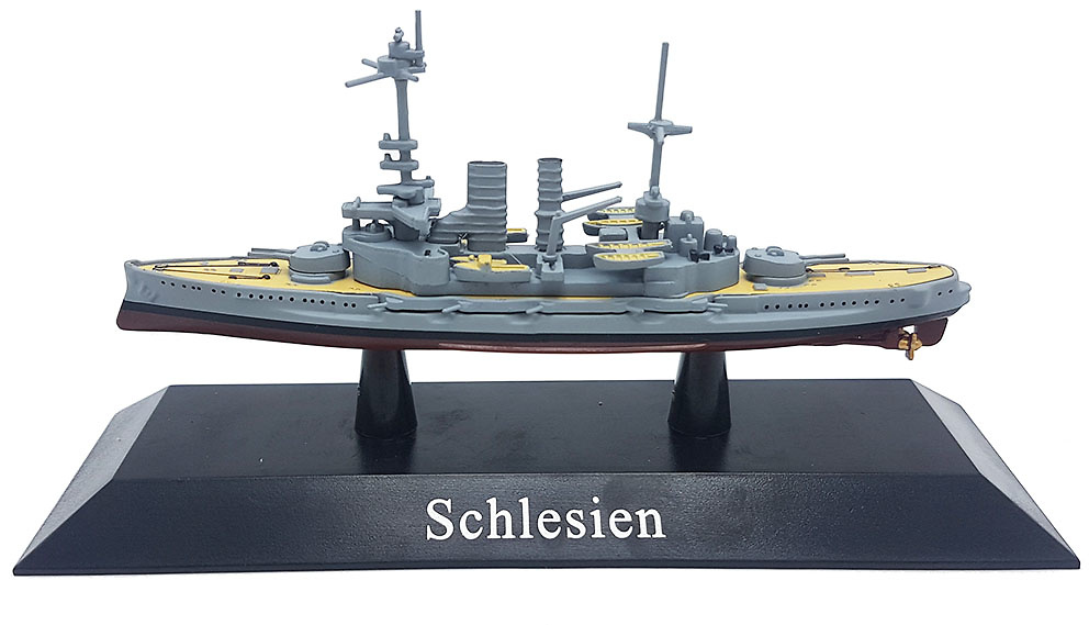 Battleship Schlesien, Kaiserliche Marine, 1908, 1: 1250, DeAgostini 