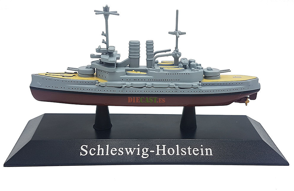 Deagostini German SMS Schleswig-Holstein Deutschland-class Battleship 1/1250 