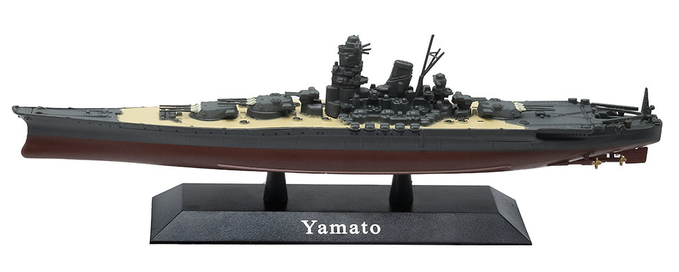 Scala 1:1250 Die Cast DeAgostini IJN Yamato Corazzata Giapponese 