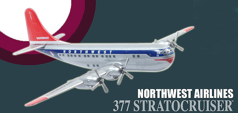 Boeing 377 Northwest Airlines con sección de hangar , 1:400, Dragon Wings 