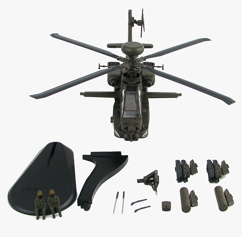 Boeing AH-64D Longbow (latest version) 05-7011, US Army, Camp Speicher, Tikrit, Iraq, 2010, 1:72, Hobby Master 