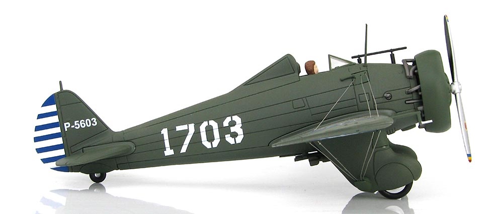 Boeing Model 281 1703, 17th Esquadrón, Chinese Air Forces, Nanking, 2nd World War, 1:48, Hobby Master 