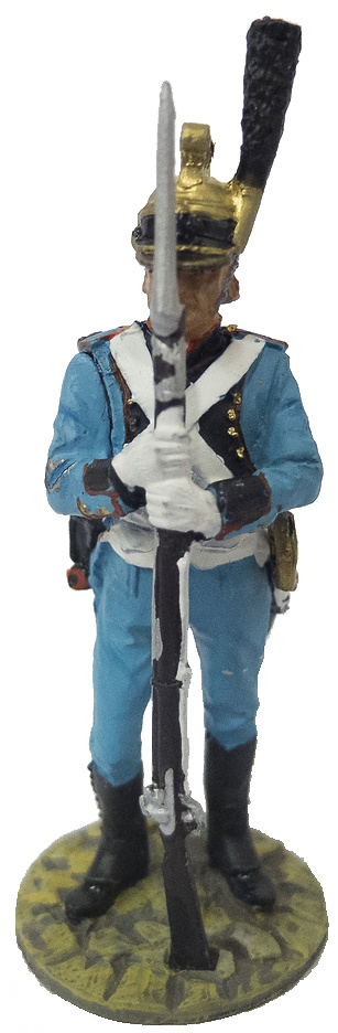 Bombero con traje ceremonial, Bruselas, Bélgica, 1810, 1:30, Del Prado 