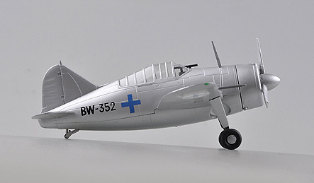 Brewster F2A Buffalo, AF,BW-352, Finlandia, 1941, 1:72, Easy Model 