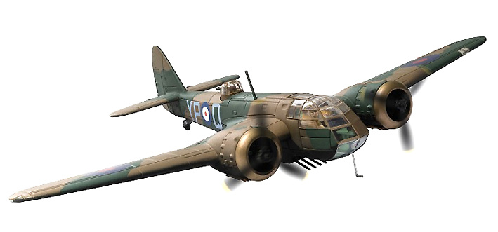 Bristol Blenheim Mk.I, L6739 (G-BPIV), The Imperial War Museum, Duxford Airfield, 2015, 1:72, Corgi 