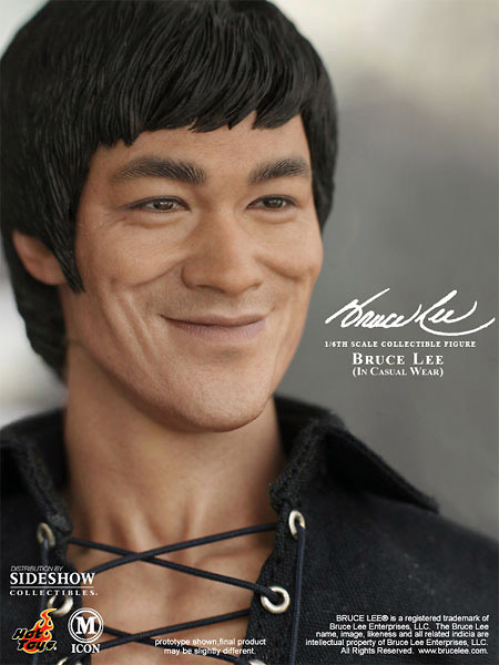 Bruce Lee Movie Icon figura 70s Casual Wear Version, 1:6, Hot Toys 