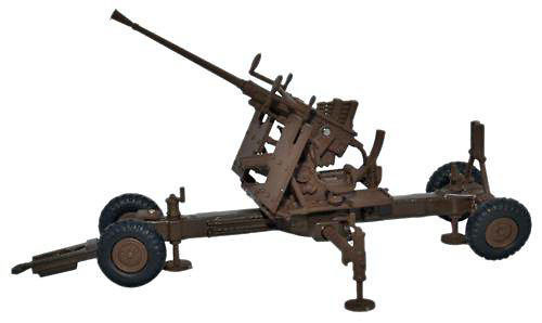 Cañón Bofors de 40 mm., 1:76, Oxford 