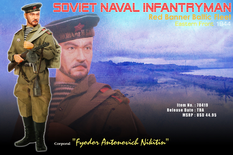 Fyodor Antonovich Nikitin, Soviet Naval Infantryman, 1:6, Dragon 