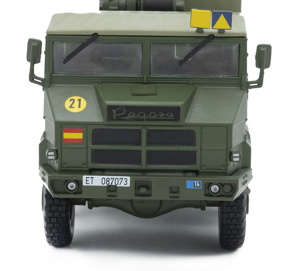 Camión Grúa Pegaso 7323, División Acorazada nº 1 Brunete, Ejército de Tierra, 1990, 1/43, Salvat 