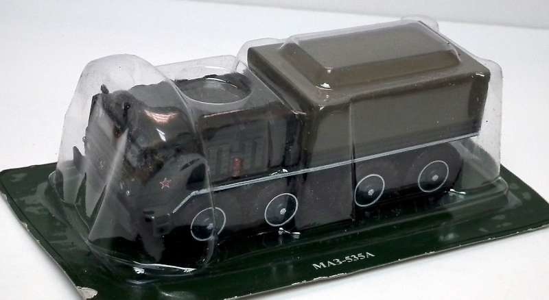 Camión MAZ 535A, Ejército Ruso, 1:72, DeAgostini 