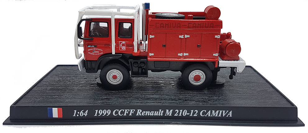 Camión de Bomberos CCFF Renault M 210-12 CAMIVA, 1999, 1:72, Atlas Editions 