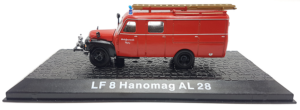 Camión de Bomberos LF8 Hanomag AL28, 1:72, Atlas Editions 
