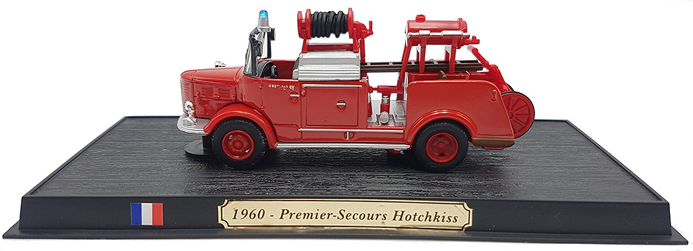 Camión de Bomberos Premier-Secours hotchkiss, 1960, 1:57, Atlas Editions 