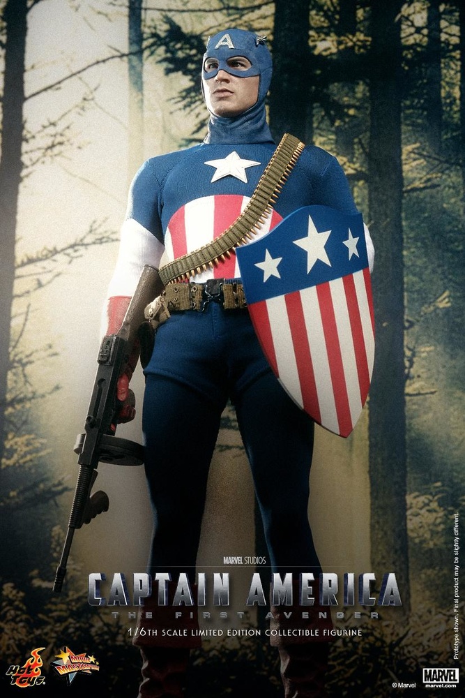 Capitán América, Star Spangled Man Version, 1:6, Hot Toys 