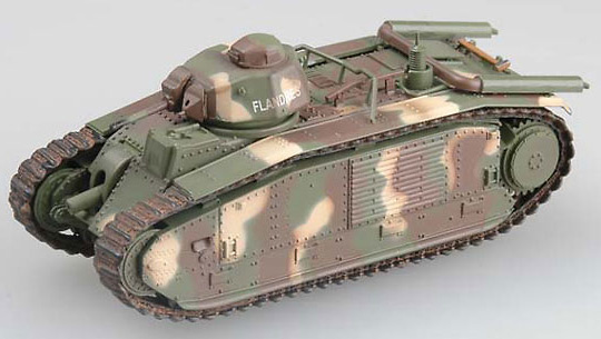Char B1, French Saumur Museum, 2002, 1:72, Easy Model 