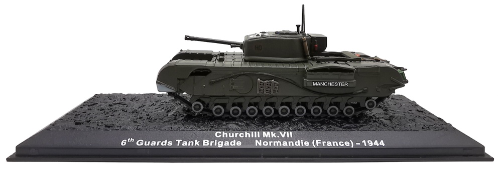 Churchil MkVII, 6th Guards Tank Brigade, Normandie (France),1:72, Altaya 