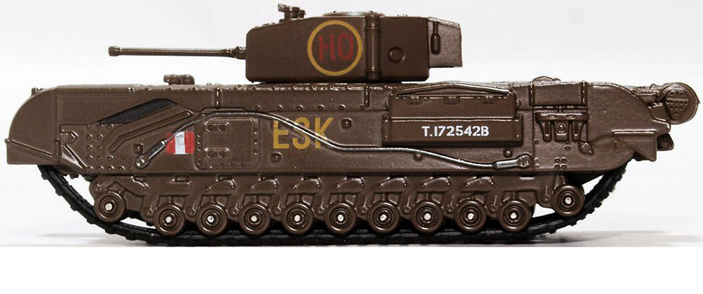 Churchill Mk III, Heavy Tank, 6th Guards Brigade, United Kingdom, 1943, 1:76, Oxford 