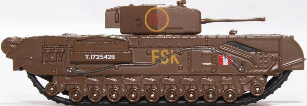 Churchill Mk III, Heavy Tank, 6th Guards Brigade, United Kingdom, 1943, 1:76, Oxford 