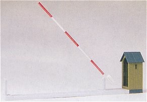 Control post with barrier, 1:87, Preiser 