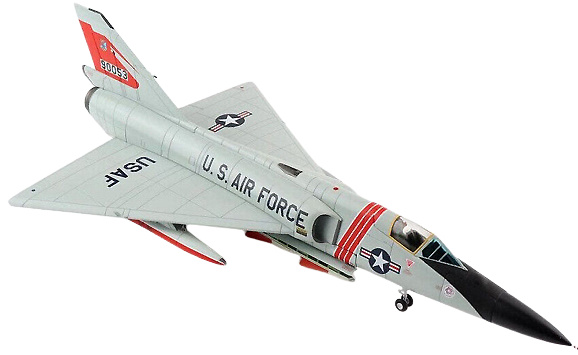Convair F-106A Delta Dart, USAF 87th FIS Red Bulls, #59-0053, Sawyer AB, MI, 1974, 1:72, Hobby Master 