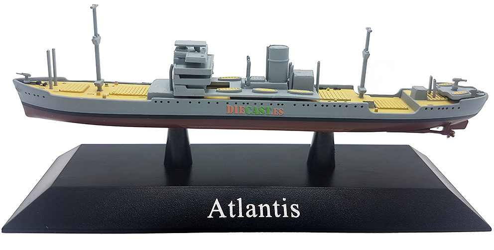 Crucero Auxiliar Atlantis, Kriegsmarine, 1940, 1:1250, DeAgostini 