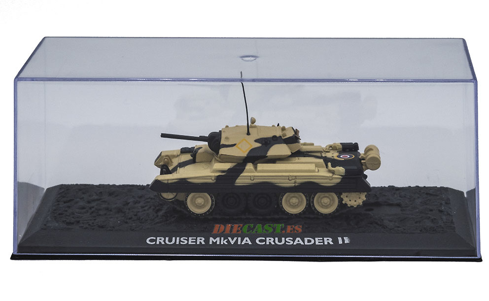 Cruiser MkVIA Crusader II, British Army, North Africa, 1941, 1:72, Atlas Editions 