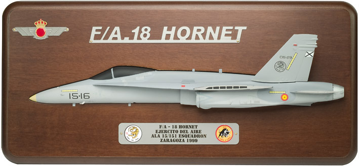Cuadro de F/A-18 Hornet, Ejército del Aire, Ala 15, Zaragoza, 1:48, Mark Model 