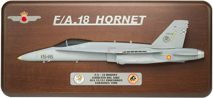 Cuadro de F/A-18 Hornet, Ejército del Aire, Ala 15, Zaragoza, 1:48, Mark Model 