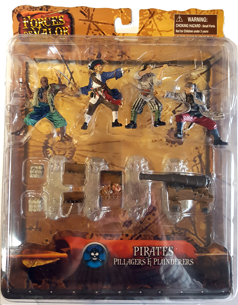Cuatro piratas más accesorios, 1:32, Forces of Valor 