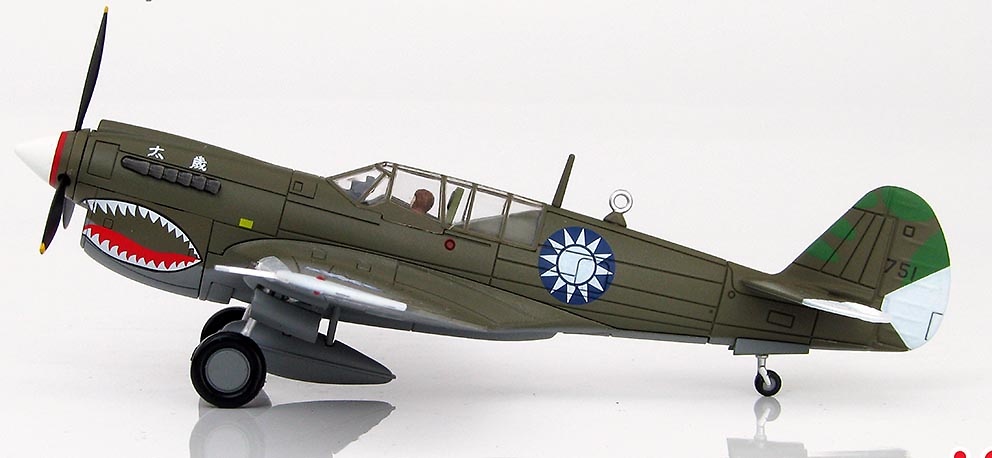 Curtiss P-40N piloted by Chiao Wu O, 29th FS / 5th FG, Chinese Air Forces, China, 1944, 1:72, Hobby Master 