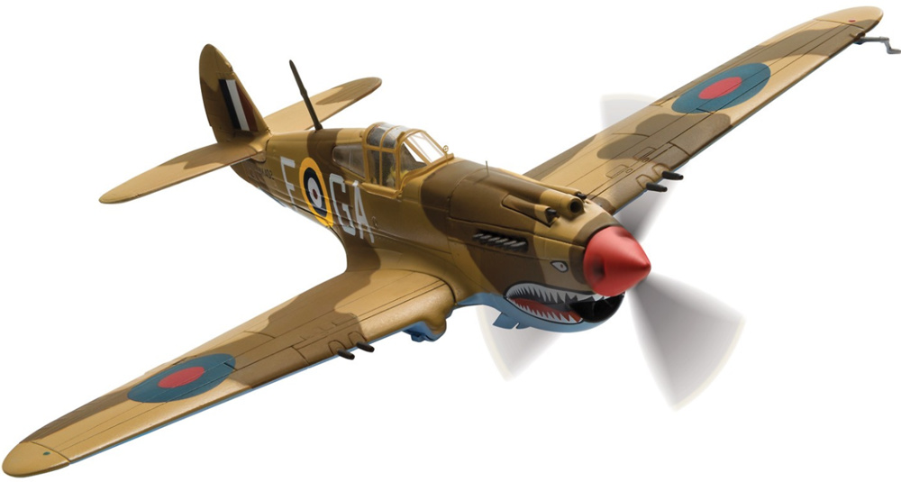 Curtiss Tomahawk IIB, AK402, P/O Neville Duke, 1:72, Corgi 