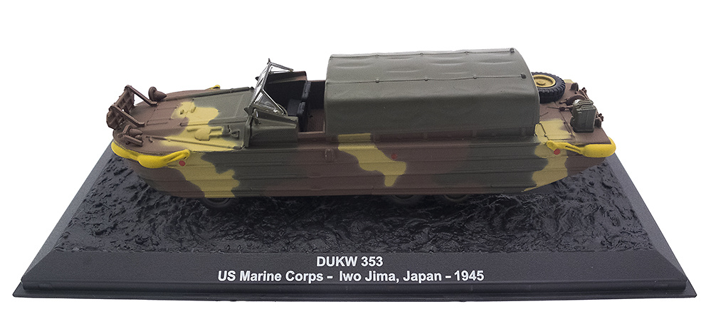 DUKW 353, US Marine Corps, Iwo Jima, Japón, 1945, 1:72, Altaya 