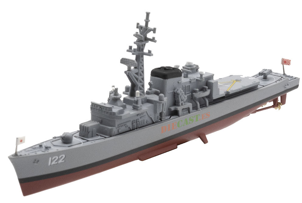 New 1:900 Japanese Diecast Warship DD-122 Hatsuyuki Destroyer JMSDF Model 